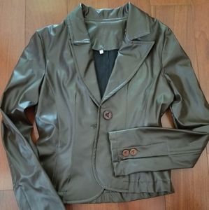 Light leather jacket